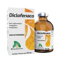 Anti-inflamatório Diclofenaco JA Saúde Animal 50ml