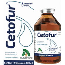 Antimicrobiano Cetofur JA Saúde Animal