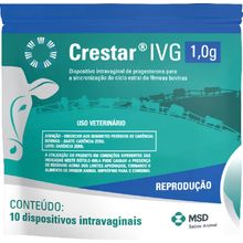 Hormônio Crestar Ivg 1,0g MSD 10 Dispositivos