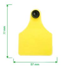 Brinco Amarelo Grande - Allflex
