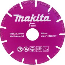 Disco Diamantado Multimateriais Makita D-58883