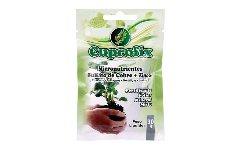 Cuprofix Fertilizante Foliar Mineral Misto 30g Pinus Alvorada