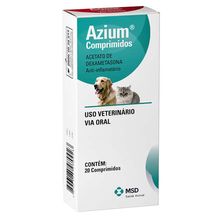 Dexametasona Azium MSD Saúde Animal 20 comprimidos