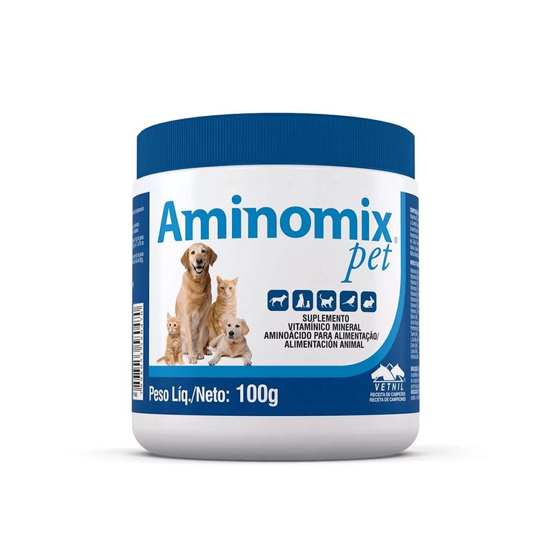 suplemento-aminomix-pet-vetnil-100g