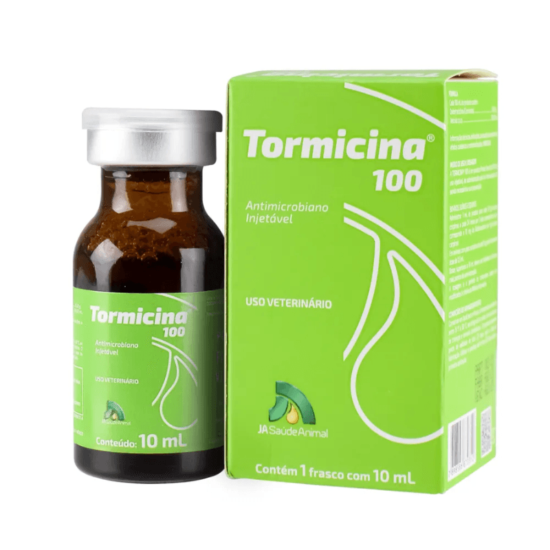 Antimicrobiano-Tormicina-100-JA-Saude-Animal-10ml