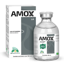 Antimicrobiano Amox J.A JA Saúde Animal 100ml