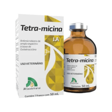 Antimicrobiano Tetra-micina JA Saúde Animal 50ml