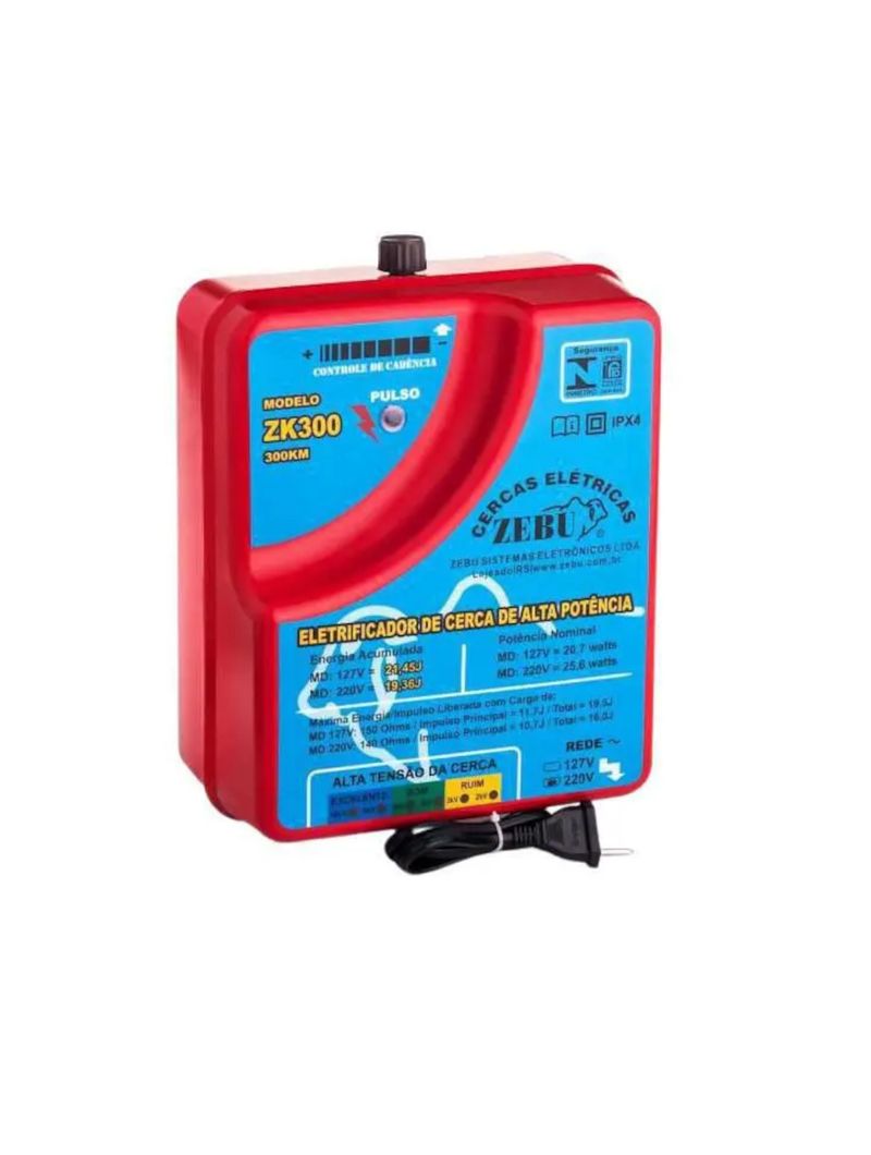 Eletrificador-de-Cerca-Zebu-ZK300-220V