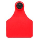 Brinco-Vermelho-Liso-Grande-Sem-Clip-Allflex