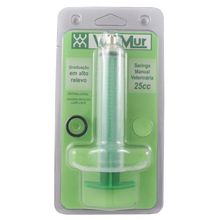 Seringa Manual Plastica 25cc sem Regulagem de Doses Walmur