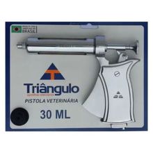 Seringa Pistola Veterinária Automática 30ml Triângulo