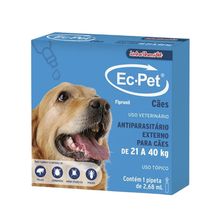 Antiparasitário Externo Ec-Pet 21 a 40kg Chemitec 2,68ml
