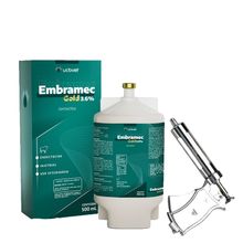 Kit 16 Embramec Gold  Ivermectina 3,6% 500ml Ganhe 1 Pistola Dosadora 50ml