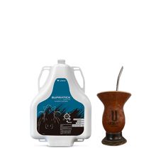 Kit 2 Supratick Carrapaticida e Mosquicida Pour-On 5 Litros  Ganhe 1  Cuia de Chimarrão