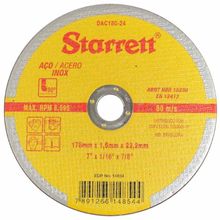 Disco de Corte de 7X1,6 Inox Starrett
