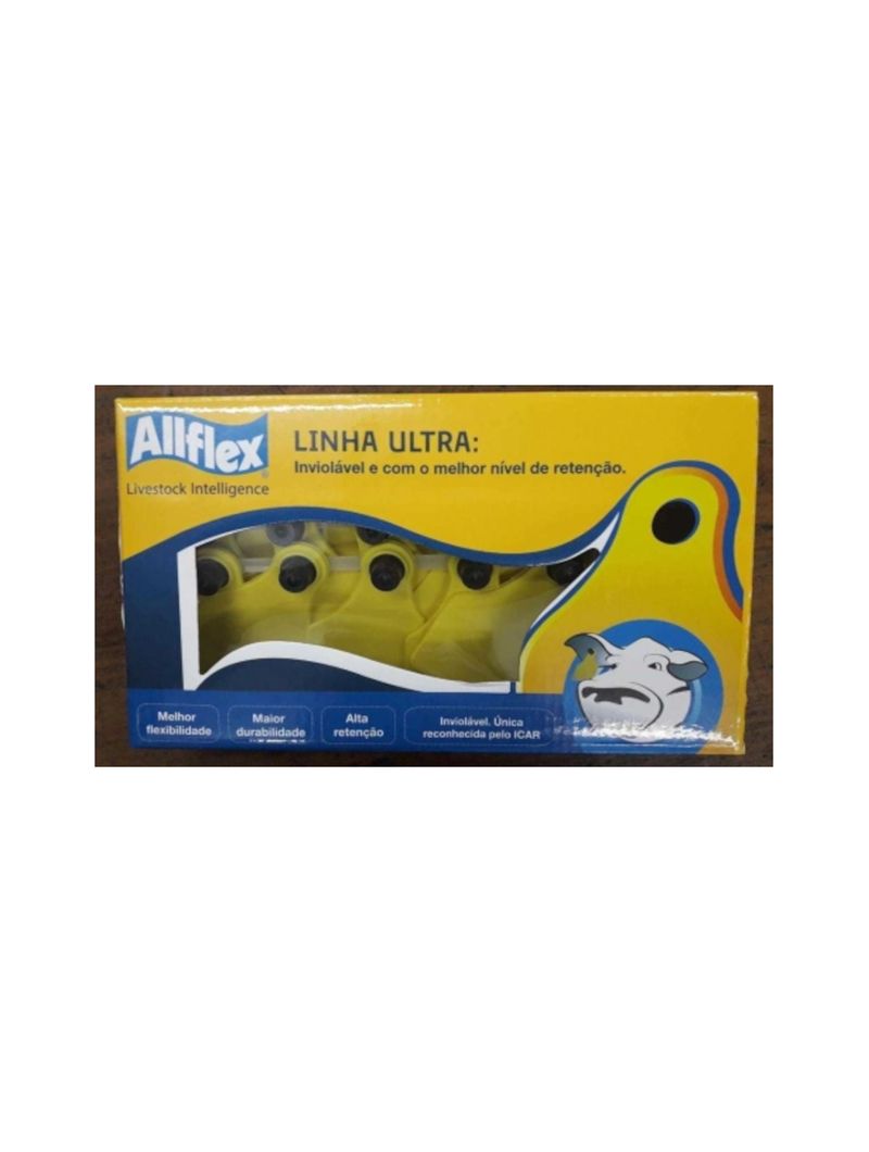 Brinco-P-Animal-MP-FG-Amarelo-Grande-Liso-Allflex-250G