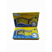 Brinco Bovino MP/FSL Amarelo Liso Pequeno Allflex 25 Conjuntos
