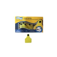 Brinco Bovino Verde Liso Médio Linha Ultra Allflex 25 Conjuntos