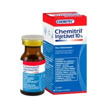 Antibiótico Chemitril Injetável 10% Chemitec 10ml