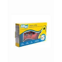 Brinco Bovino Vermelho Liso Médio Sem Clip Allflex 25 Conjuntos