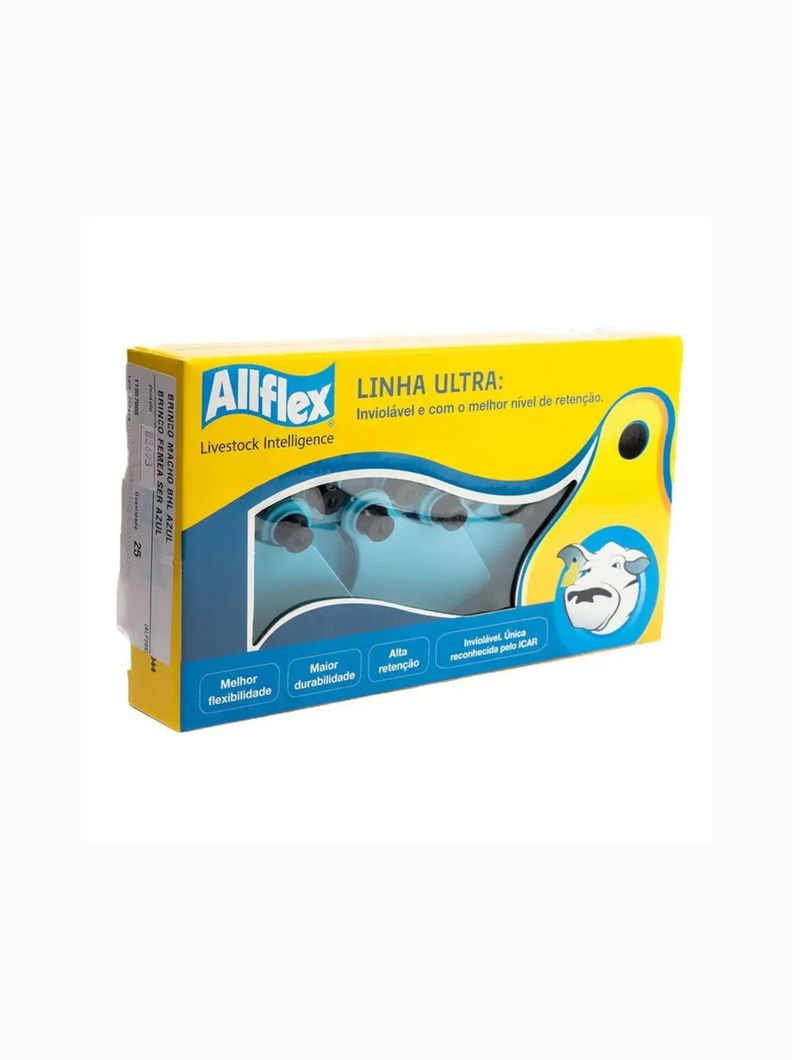 Brinco-Bovino-BTM-JUF-Sem-Clip-Azul-Allflex-25-Conjuntos