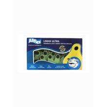 Brinco Bovino Verde Liso Grande Sem Clip Allflex 25 Conjuntos