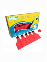 Brinco-Bovino-BTM-SF-Vermelho-Liso-Grande-Allflex-25-Conjuntos