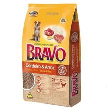 Ração Bravo Cordeiro e Arroz Supra 20kg