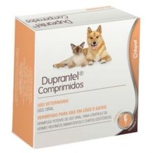 Vermífugo Duprantel Duprat para Cães e Gatos Caixa 2 Comprimidos