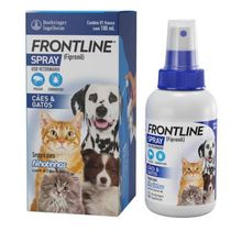Antipulgas e Carrapatos Frontline Spray Cães e Gatos 100ml