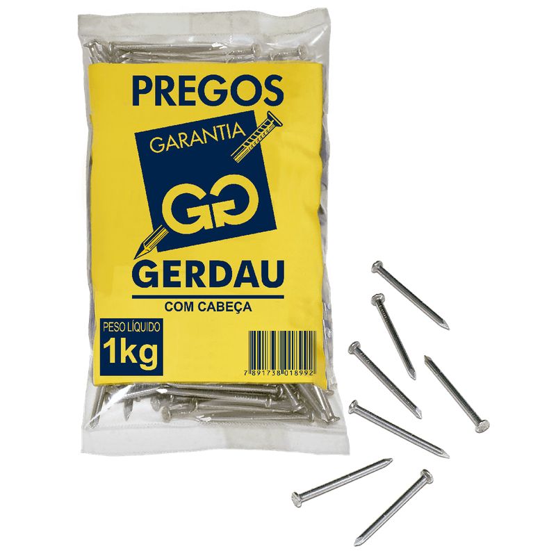 Prego-Pacote-1KG-20X30-Polido-Gerdau