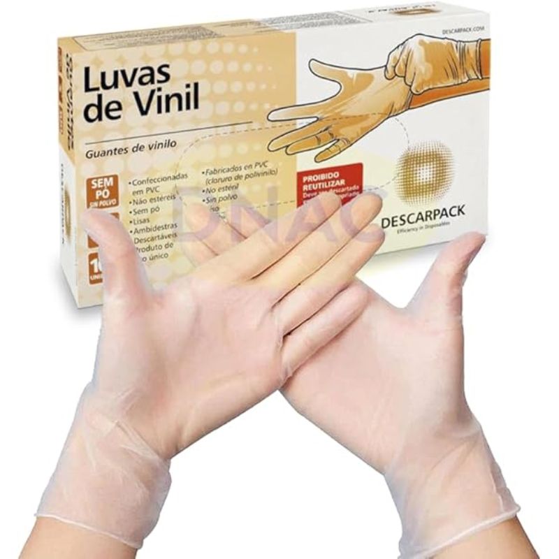 Luva de Vinil Sem Talco M - Caixa com 100un - Descarpack.jpg