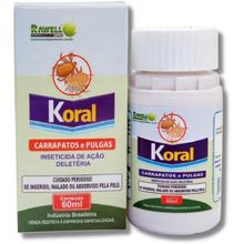 Koral Carrapatos e Pulgas 60ml