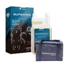 Kit 10 Supratick Carrapaticida e Mosquicida Pour On 1l ganhe 1 Sacola Térmica