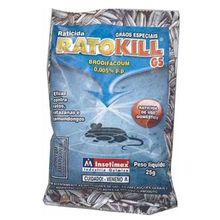 Raticida Granulado Ratokill Grãos Especiais Insetimax 25g