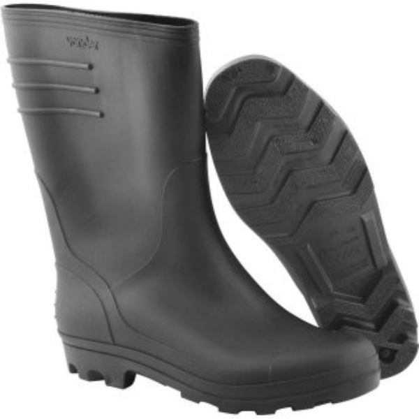 Bota de Pvc Preta Cano Medio sem Forro Tamanho 41 Vonder.png