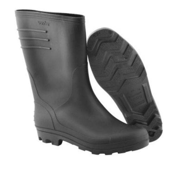 Bota de Pvc Preta Cano Medio sem Forro Tamanho 42 Vonder.png