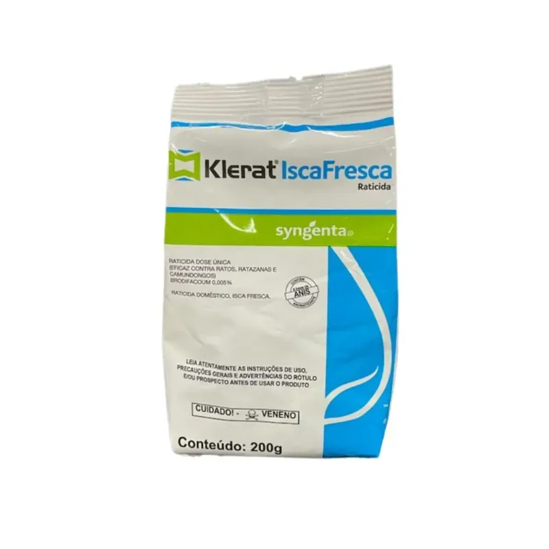 Raticida Klerat Isca Fresca Syngenta 200g