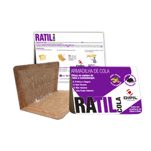 Raticida Ratil cola cartão Dipil