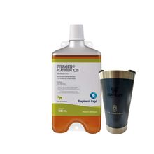 Kit 14 Ivergen Platinum 3,15% Ivermectina para Bovinos Ganhe 1 Copo Stanley