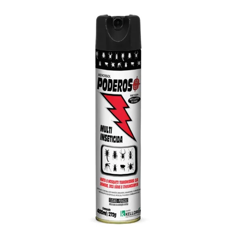 Inseticida Poderoso Multi-Inset aerosol Kelldrin 400ml