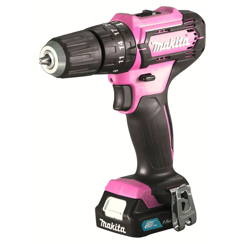 Parafusadeira Furadeira Rosa 10mm HP333DWYEP Makita