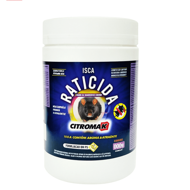 Raticida Bloco Citromax 600g