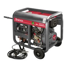 Gerador Elétrico BDW190E 2,2 kVA Diesel 110/220V Monofásico Branco Motores