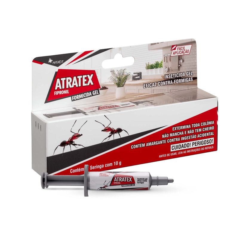 Formicida Atratex Formicida Gel Seringa Aplicadora 10g Haxea-1786397116247