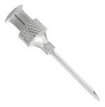 Agulha Veterinária Corpo Redondo 15x1,2mm Luer-Lock Aço Inoxidável Iaber-1787058474211